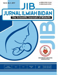 Jurnal Ilmiah Bidan = The Scientifityc Journal of Midwife Vol. II, No. 2, 2017