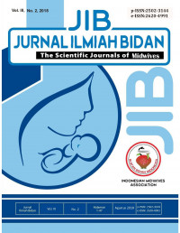 Jurnal Ilmiah Bidan = The Scientifityc Journal of Midwife Vol. III, No. 2, 2018