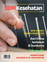 SDM Kesehatan Edisi Desember 2018