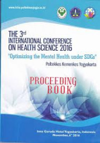 Proceeding book The 3rd international conference on health science 2016 